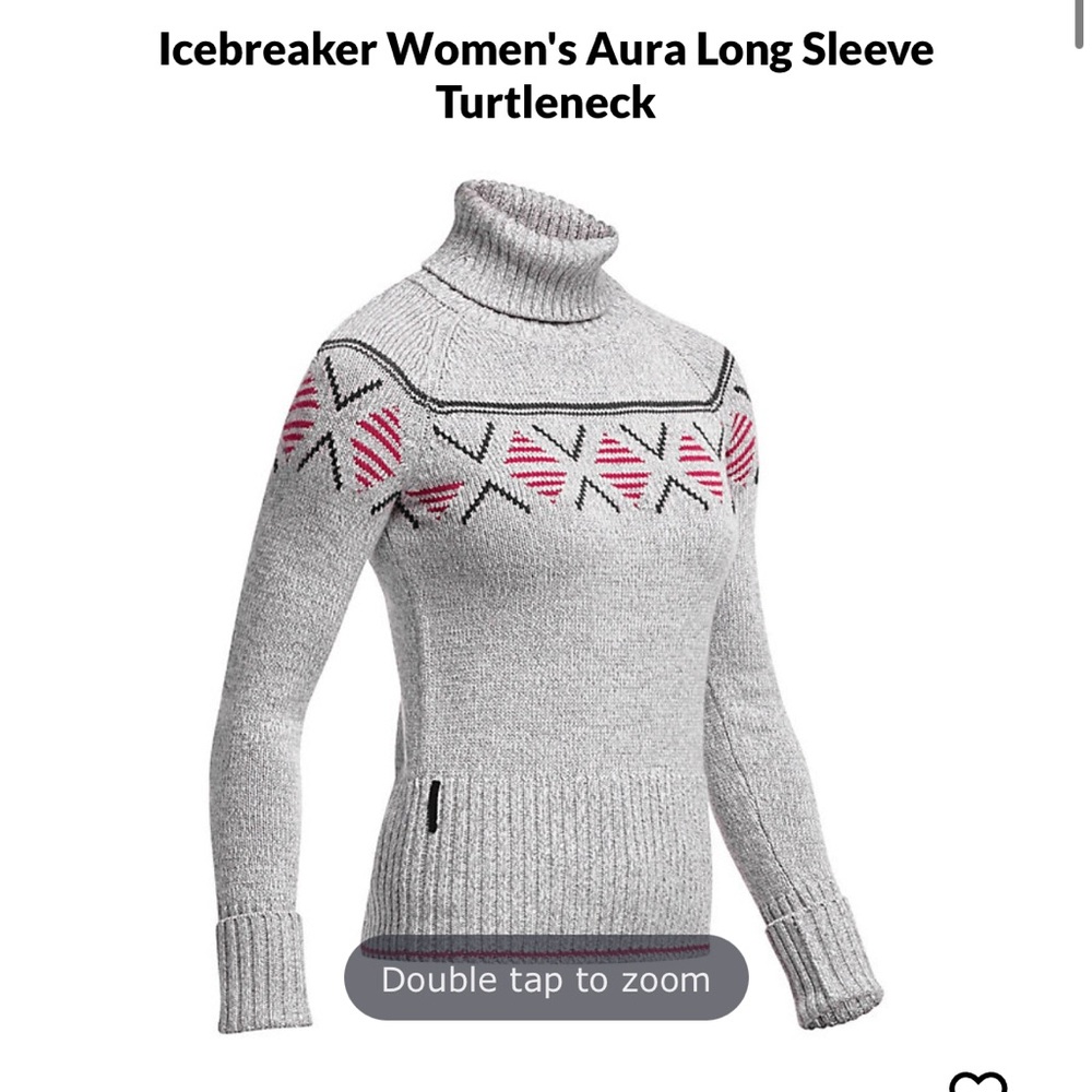 Icebreaker Aura Long-Sleeve Turtleneck Sweater
